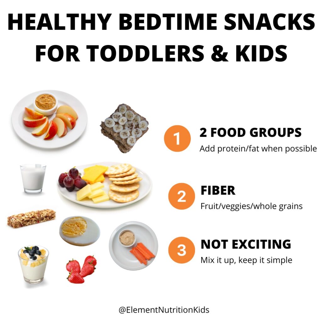 Bedtime Snacks For Kids
